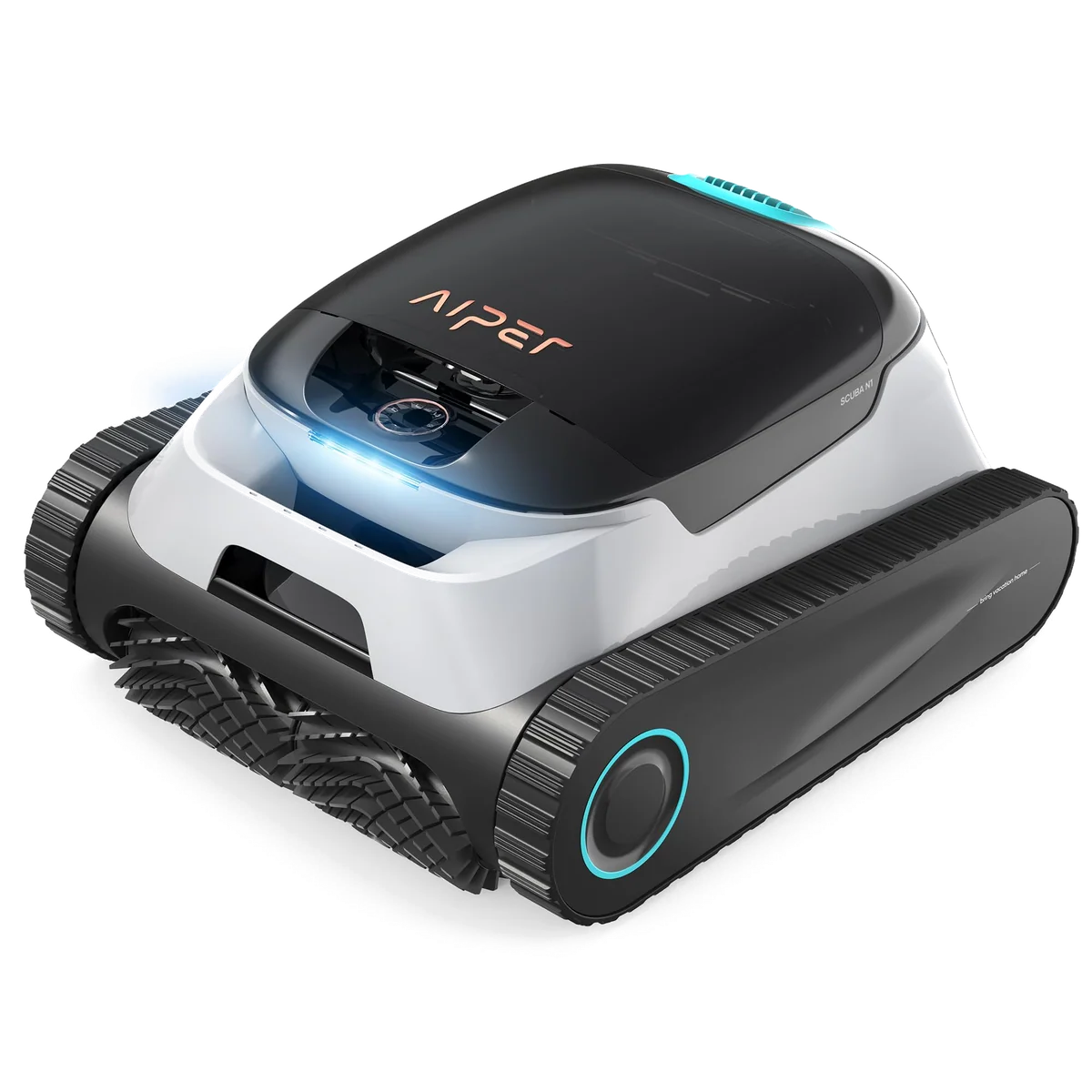Aiper Scuba N1 Cordless Pool Vacuum, Wall & Waterline Cleaning, 4 Pool Cleaning Modes, Smart Navigation with High-Precision Sensors, for All Inground & Above Ground Pools (2024) (Renewed)